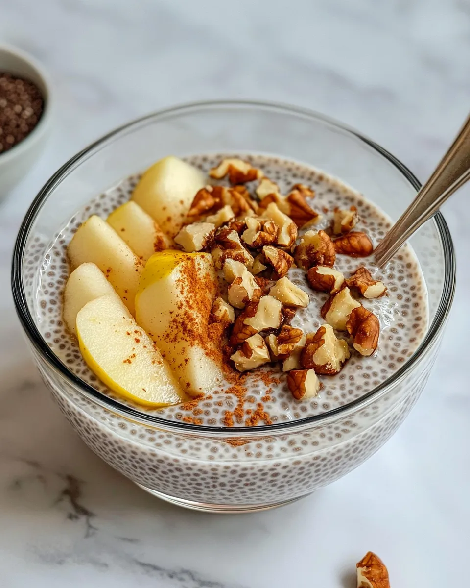 Easy Apple Cinnamon Chia Pudding (Overnight) recipe photo