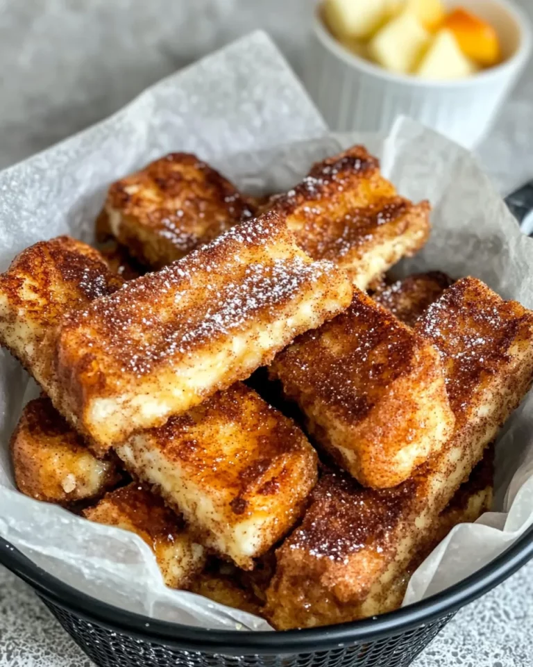 Homemade Apple Cinnamon French Toast Sticks (Air Fryer) photo