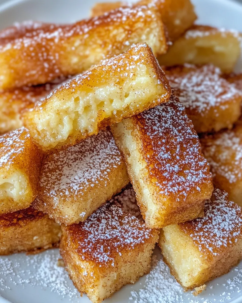 Easy Apple Cinnamon French Toast Sticks (Air Fryer) recipe photo