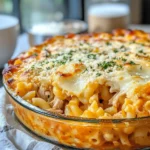 Homemade BBQ Chicken Macaroni Pie photo
