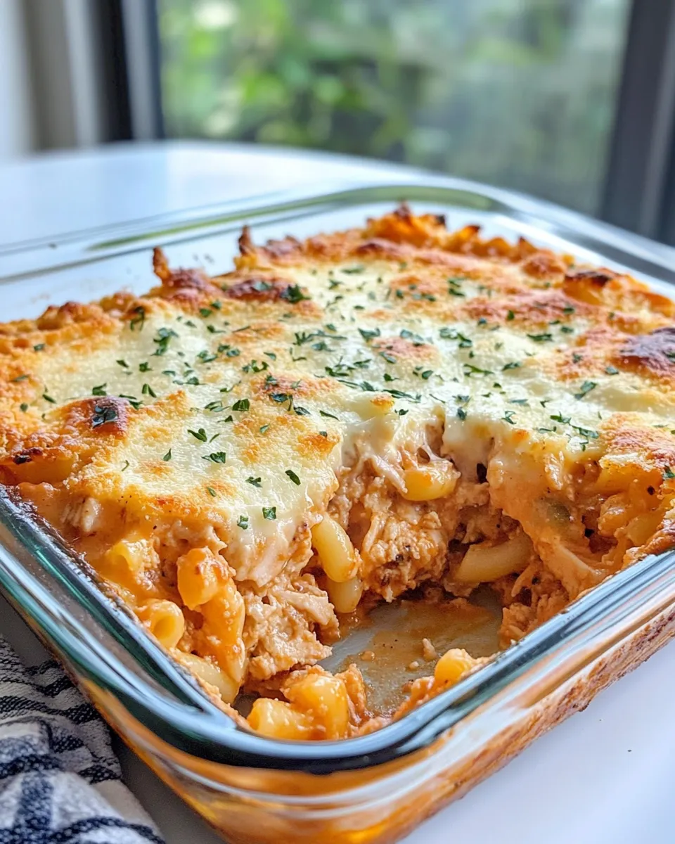 Easy BBQ Chicken Macaroni Pie recipe photo