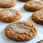 Homemade Bakery-Style Ginger Molasses Cookies photo