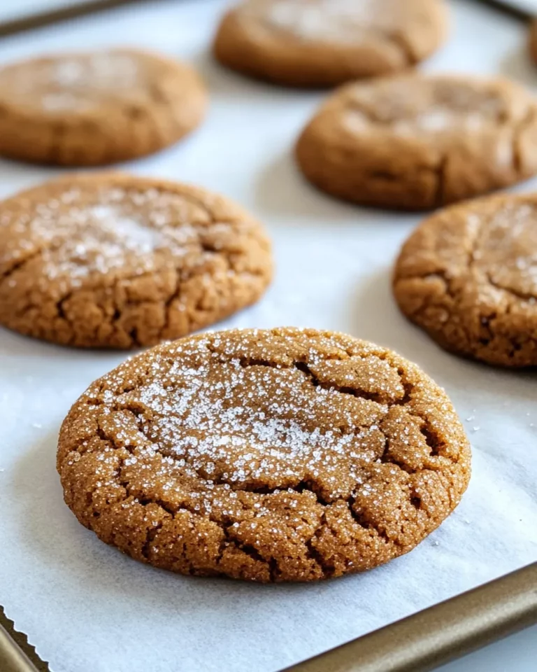 Homemade Bakery-Style Ginger Molasses Cookies photo