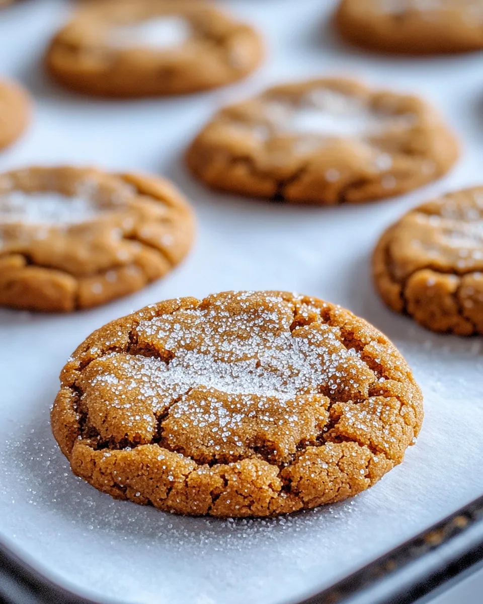 Easy Bakery-Style Ginger Molasses Cookies recipe photo