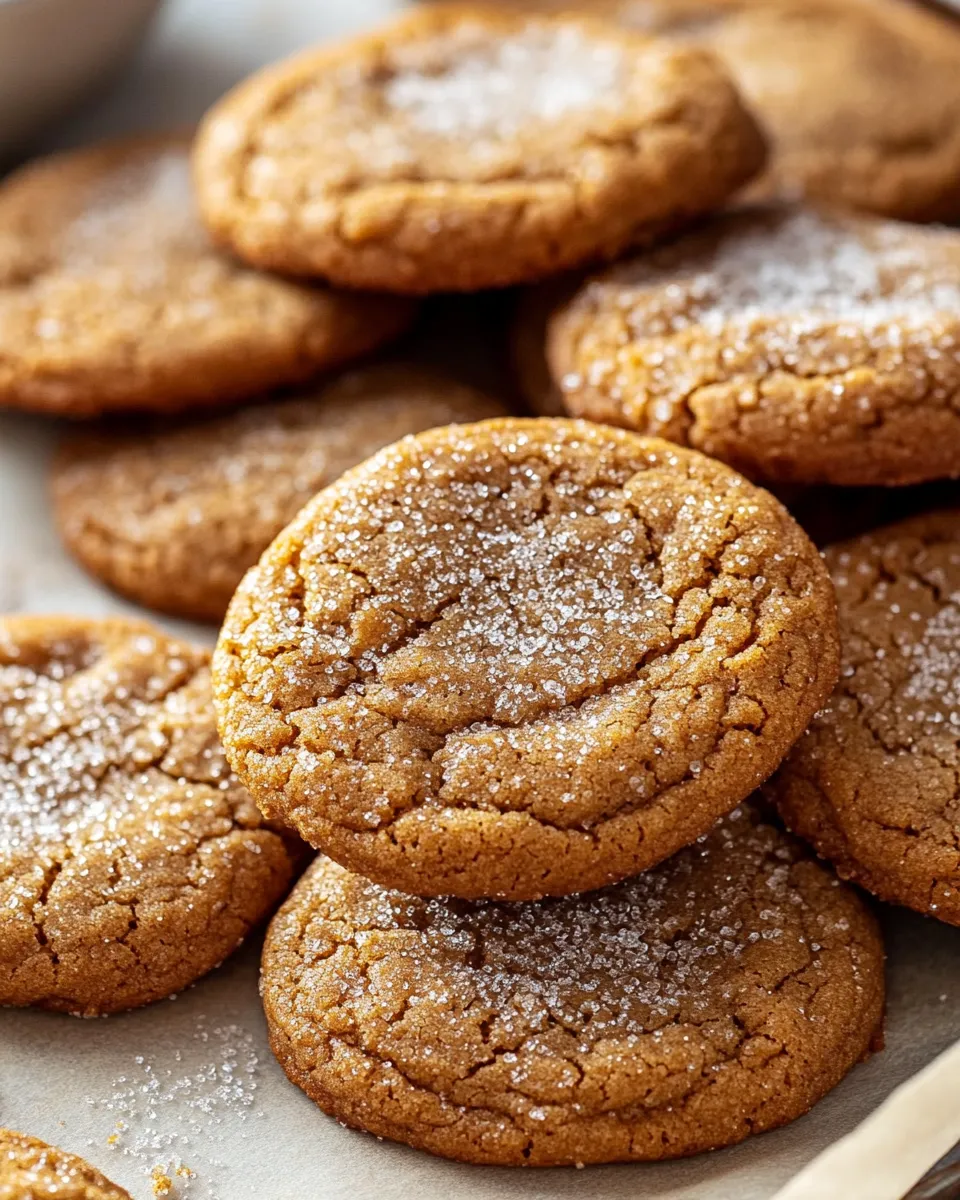 Delicious Bakery-Style Ginger Molasses Cookies dish photo