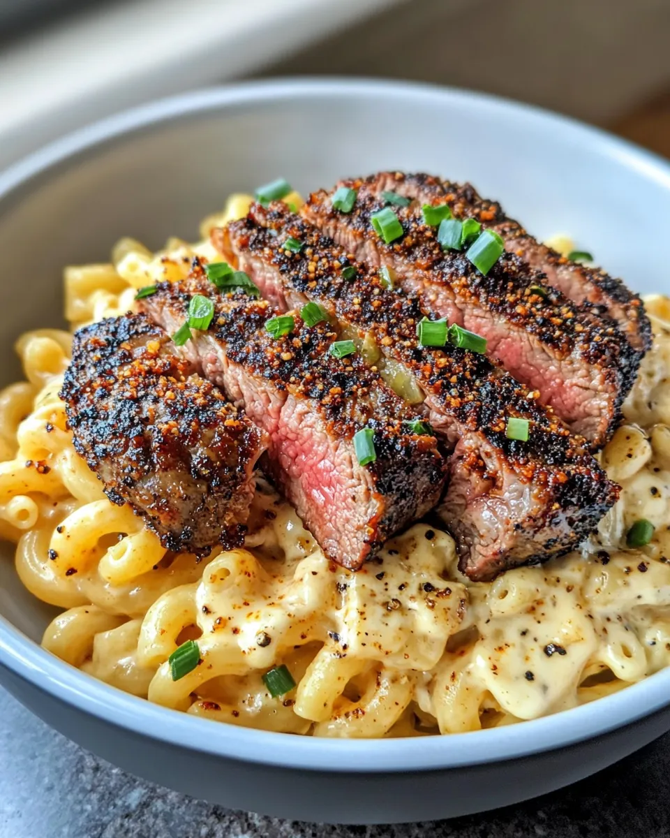 Classic Blackened Steak Mac with Pepper Jack image