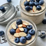 Homemade Blueberry Almond Overnight Oats photo