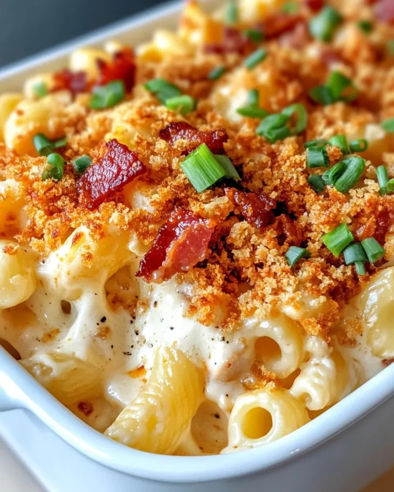 Homemade Buffalo Chicken Mac and Cheese Crunch Bake photo