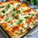 Homemade Chicken Parm Alfredo Lasagna Bake photo