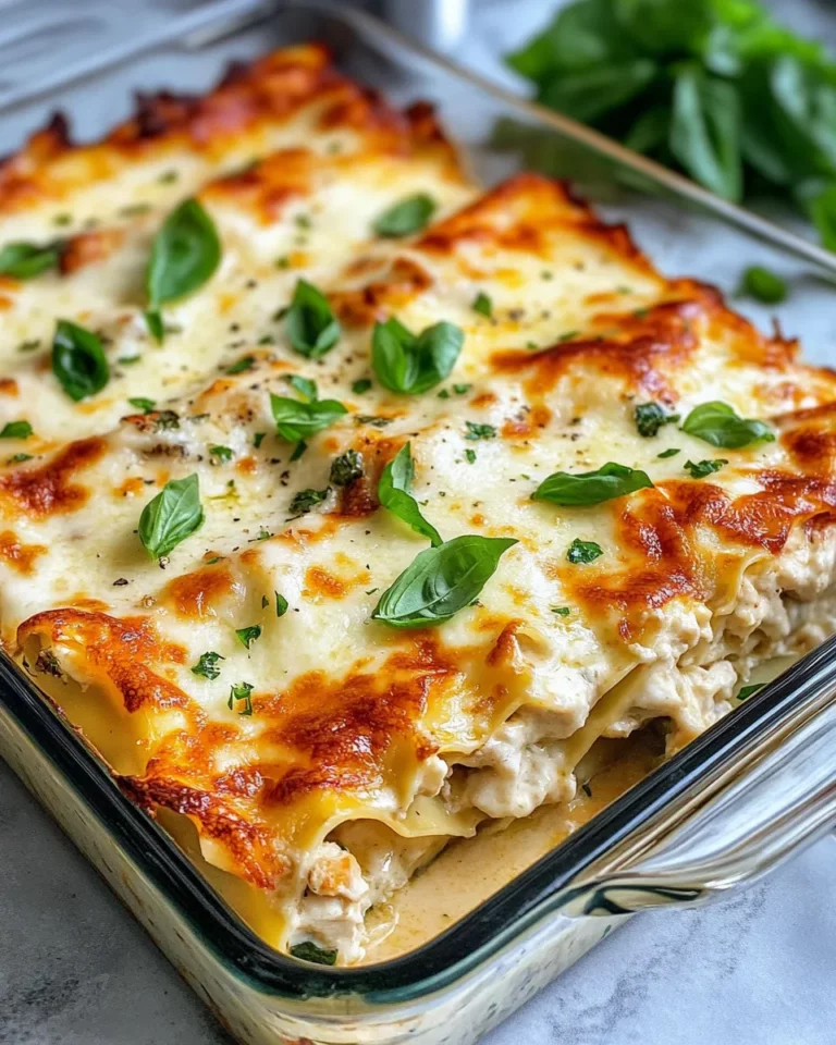 Homemade Chicken Parm Alfredo Lasagna Bake photo