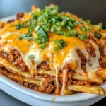Homemade Chili-Cheese Steak Fries Casserole recipe photo