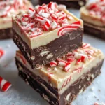 Homemade Chocolate Peppermint Bark Fudge (5-Minute) photo