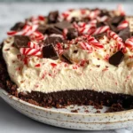 Delicious Chocolate Peppermint No-Bake Pie photo