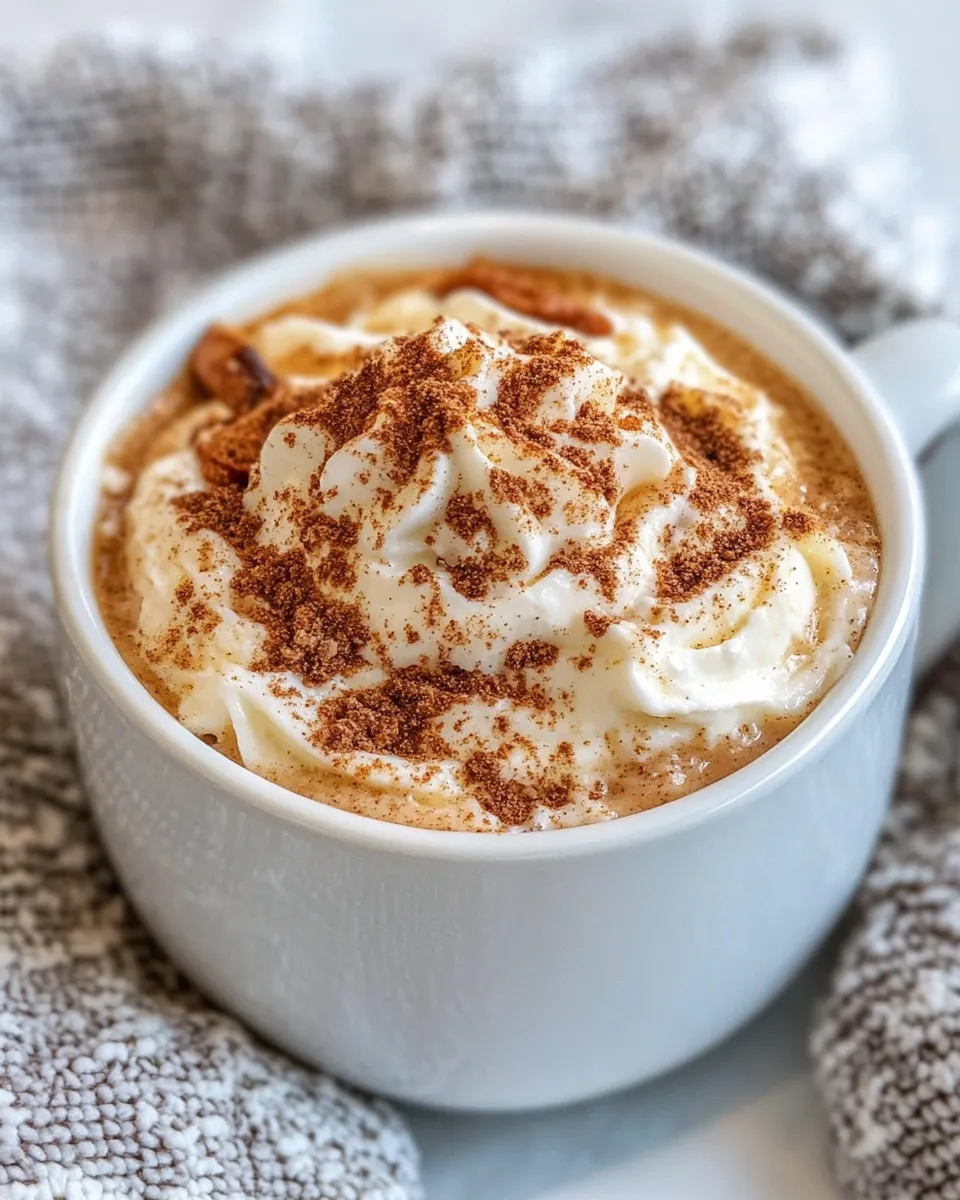 Easy Cinnamon Roll Mug Cake (2 Minutes) plate image