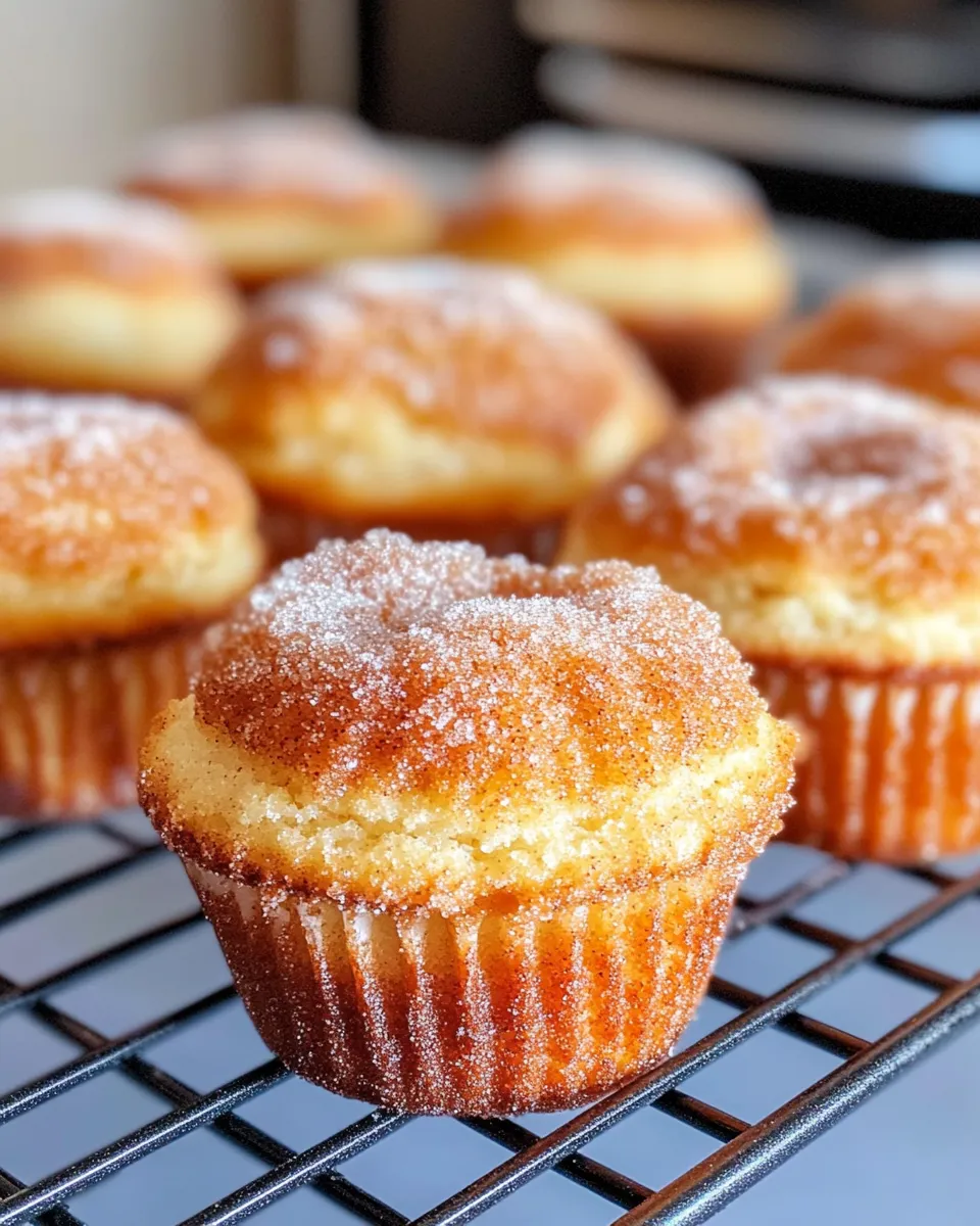 Classic Cinnamon Sugar Donut Muffins (No Yeast) dish photo