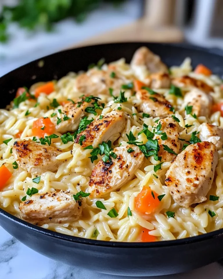 Homemade Creamy Cajun Chicken and Rice Orzo recipe photo
