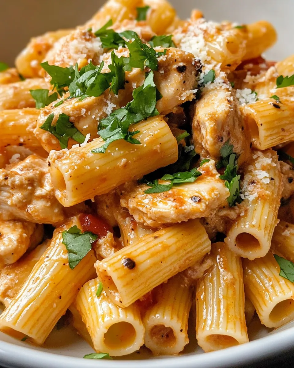Classic Creamy Chipotle Chicken Rigatoni dish photo