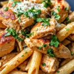 Homemade Creamy Chipotle Ranch Chicken Pasta photo