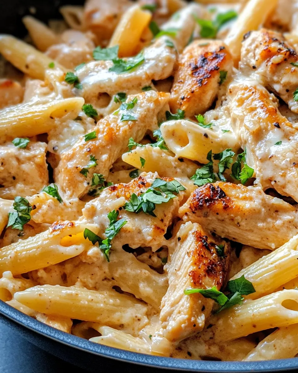 Easy Creamy Chipotle Ranch Chicken Pasta recipe photo