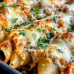 Homemade Creamy Roasted Garlic Chicken Shells photo