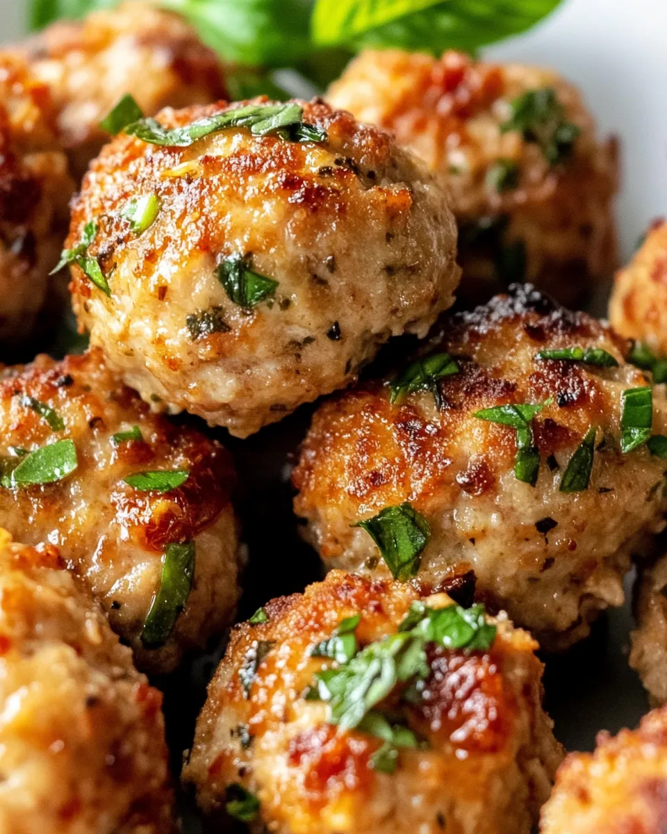 Delicious Creamy Sun-Dried Tomato Chicken Meatballs picture