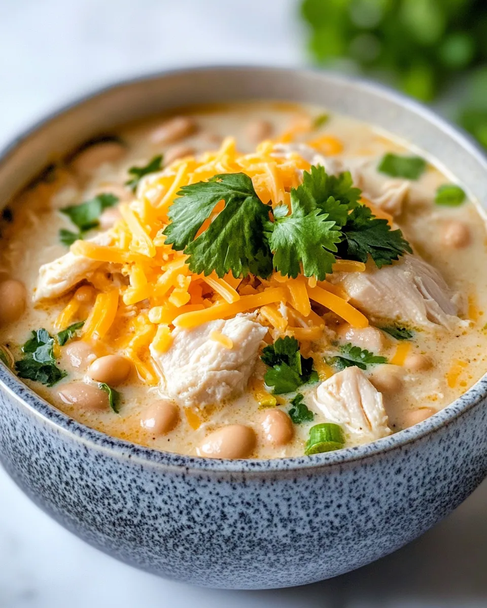 Classic Creamy White Chicken Chili (30 Minutes) image