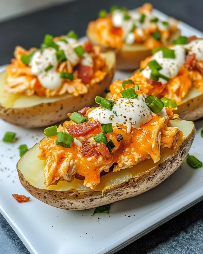 Homemade Crispy Buffalo Chicken Loaded Potato Bake recipe photo
