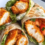Homemade Crispy Buffalo Chicken Wraps (Oven or Air Fryer) photo