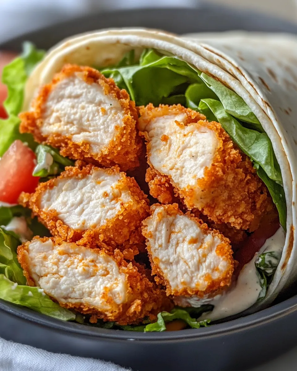 Easy Crispy Buffalo Chicken Wraps (Oven or Air Fryer) recipe photo