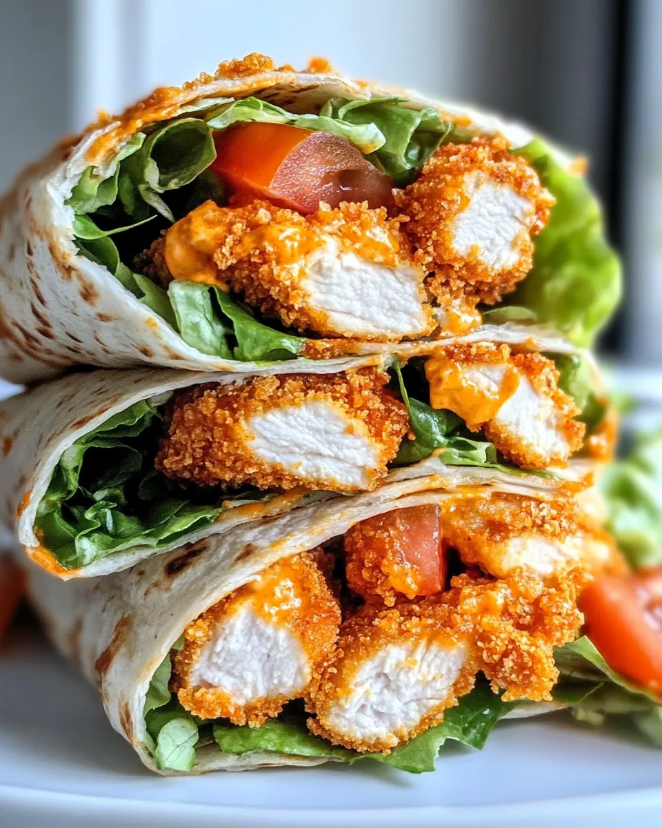Delicious Crispy Buffalo Chicken Wraps (Oven or Air Fryer) dish photo