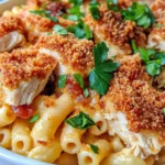 Homemade Crispy Chicken Parm Mac and Cheese recipe photo
