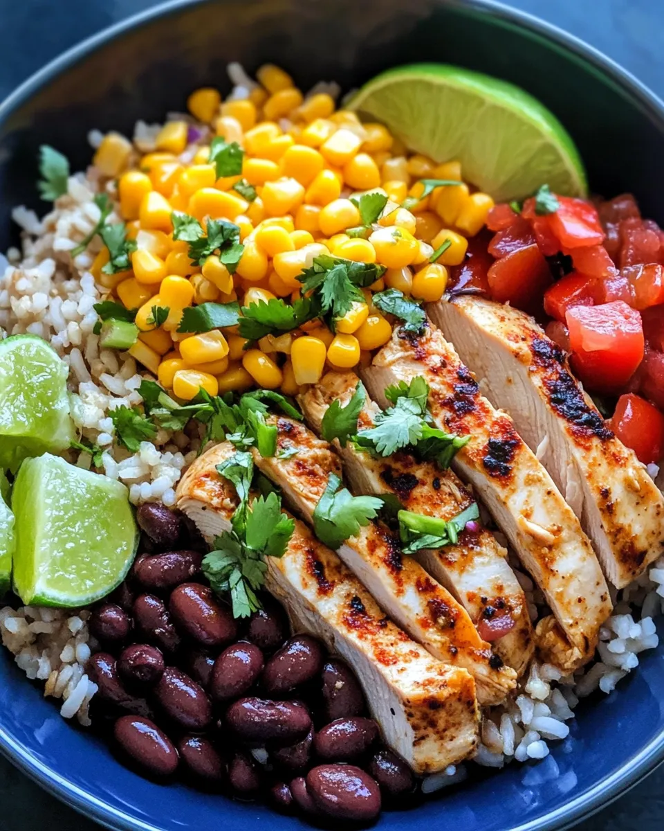 Classic Crockpot Fiesta Chicken & Rice Bowls dish photo