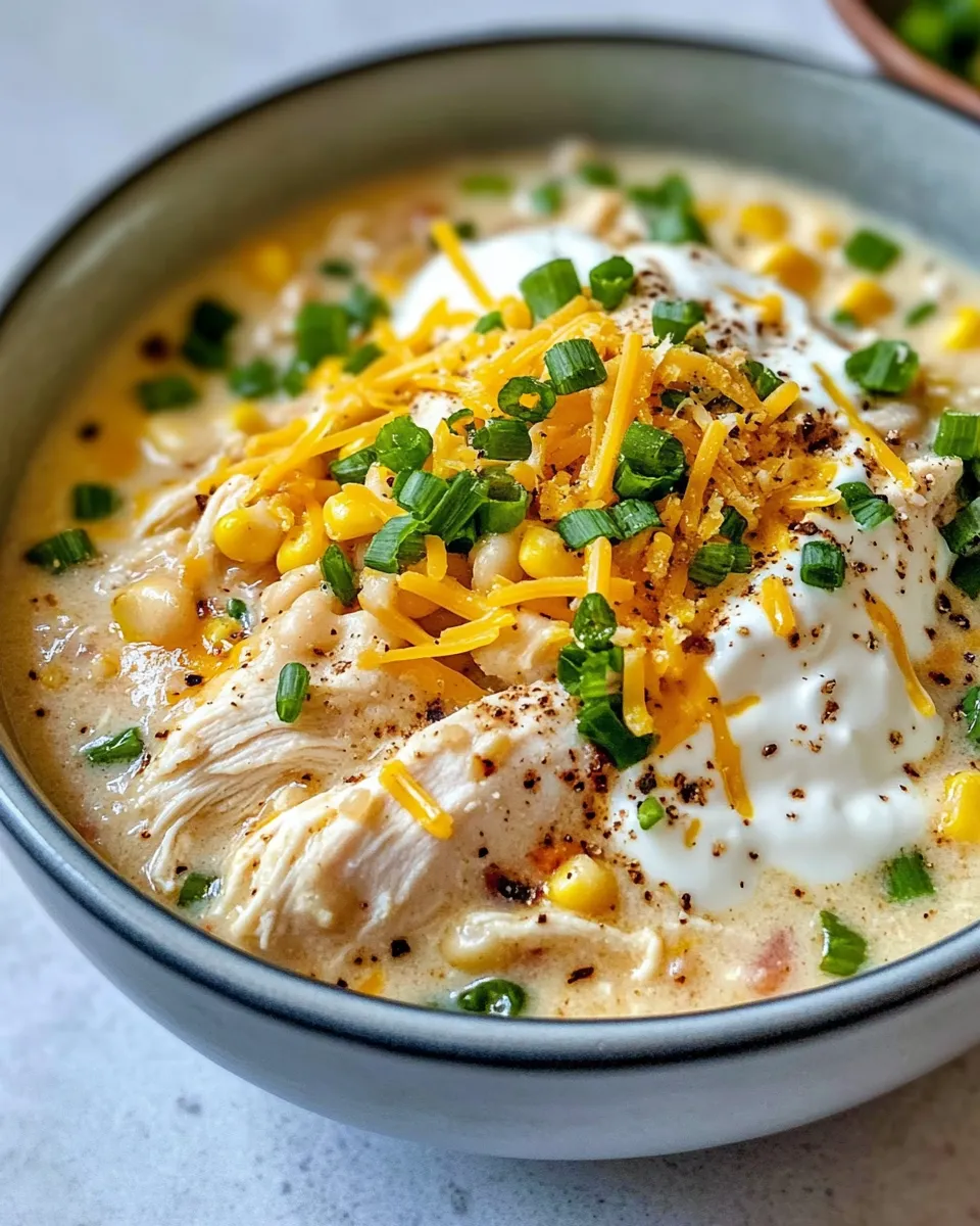 Easy Crockpot White Chicken Chili (Dump & Go) dish photo