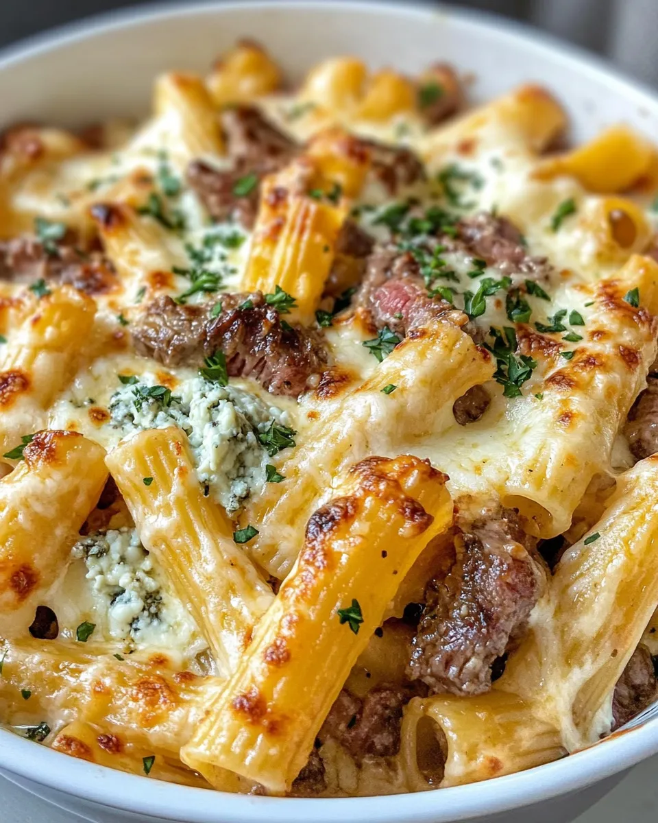 Classic Four-Cheese Steak Rigatoni Supreme dish photo