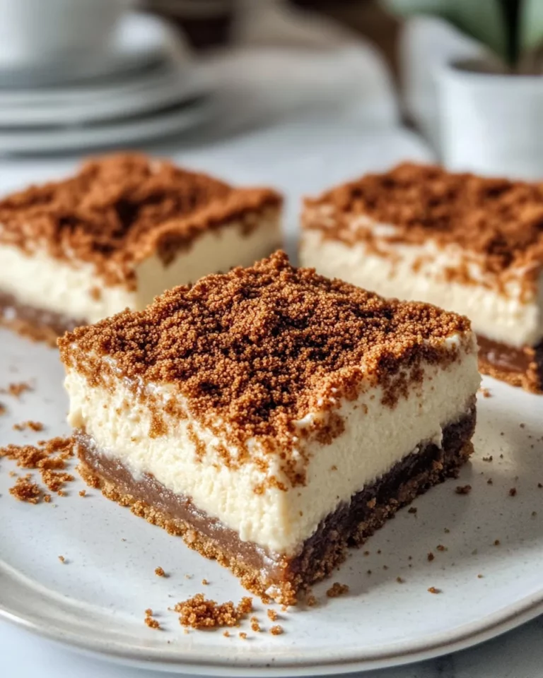 Homemade Gingerbread Cheesecake Bars (No Water Bath) recipe photo