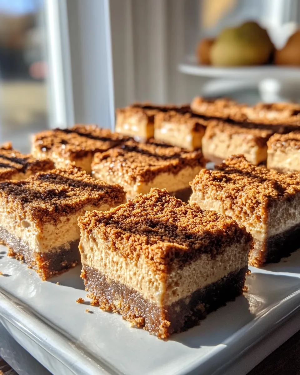 Classic Gingerbread Cheesecake Bars (No Water Bath) dish photo
