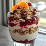 Homemade Greek Yogurt Parfaits (Cranberry-Orange) recipe photo
