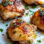 Homemade Hot Honey Garlic Chicken Thighs (30 Minutes) dish photo