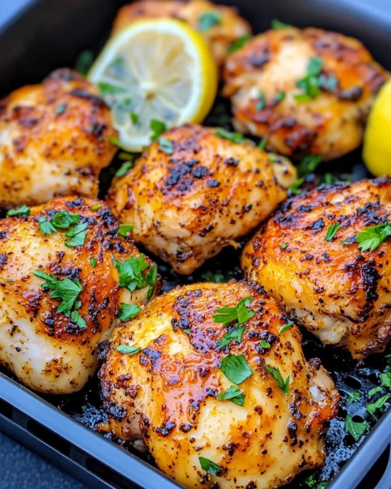 Homemade Lemon Pepper Chicken Thighs (Air Fryer) photo