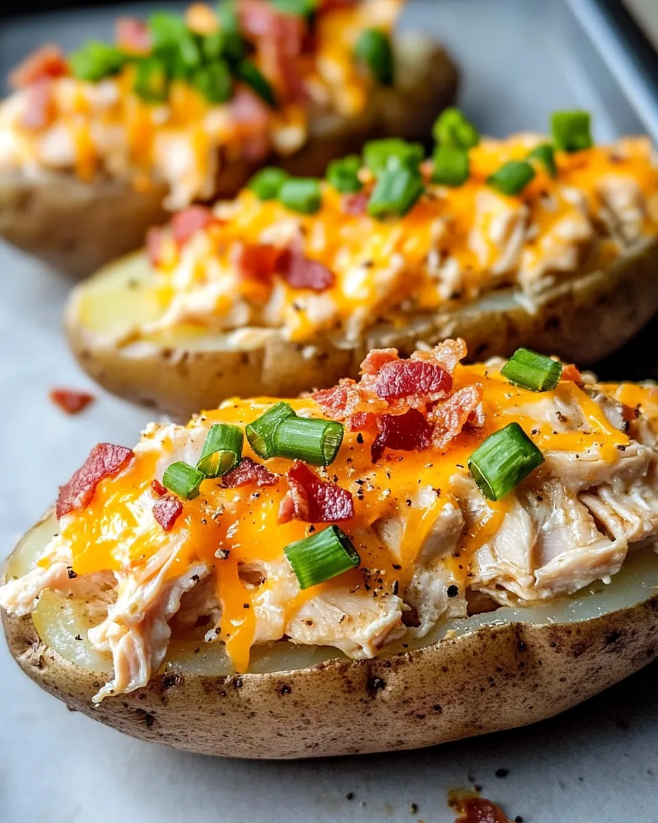 Delicious Loaded Baked Potato Chicken Casserole shot