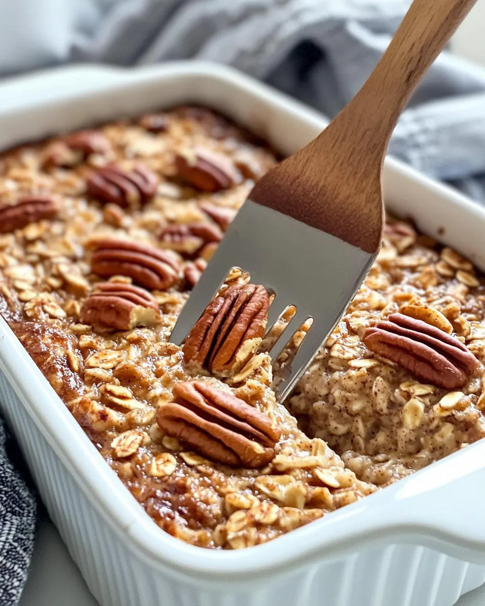 Delicious Maple Pecan Baked Oatmeal (Make-Ahead) dish photo