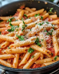 Homemade One-Pot Spicy Vodka Pasta (Calabrian Chili) photo