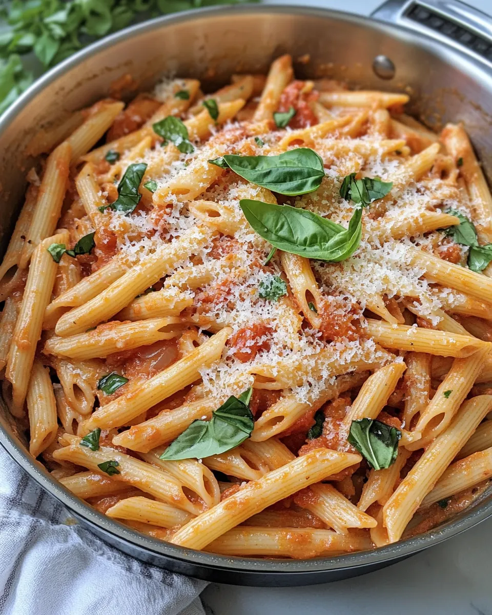 Classic One-Pot Spicy Vodka Pasta (Calabrian Chili) recipe photo