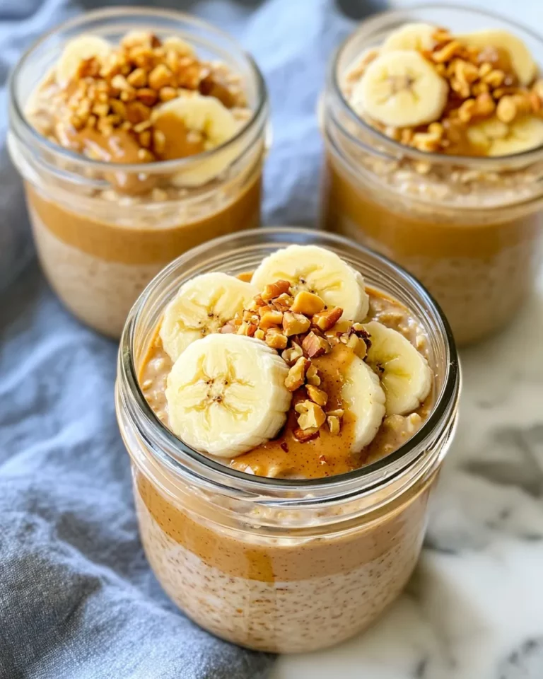 Homemade Peanut Butter Banana Overnight Oats photo