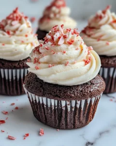 Homemade Peppermint Mocha Cupcakes (Fluffy) recipe photo