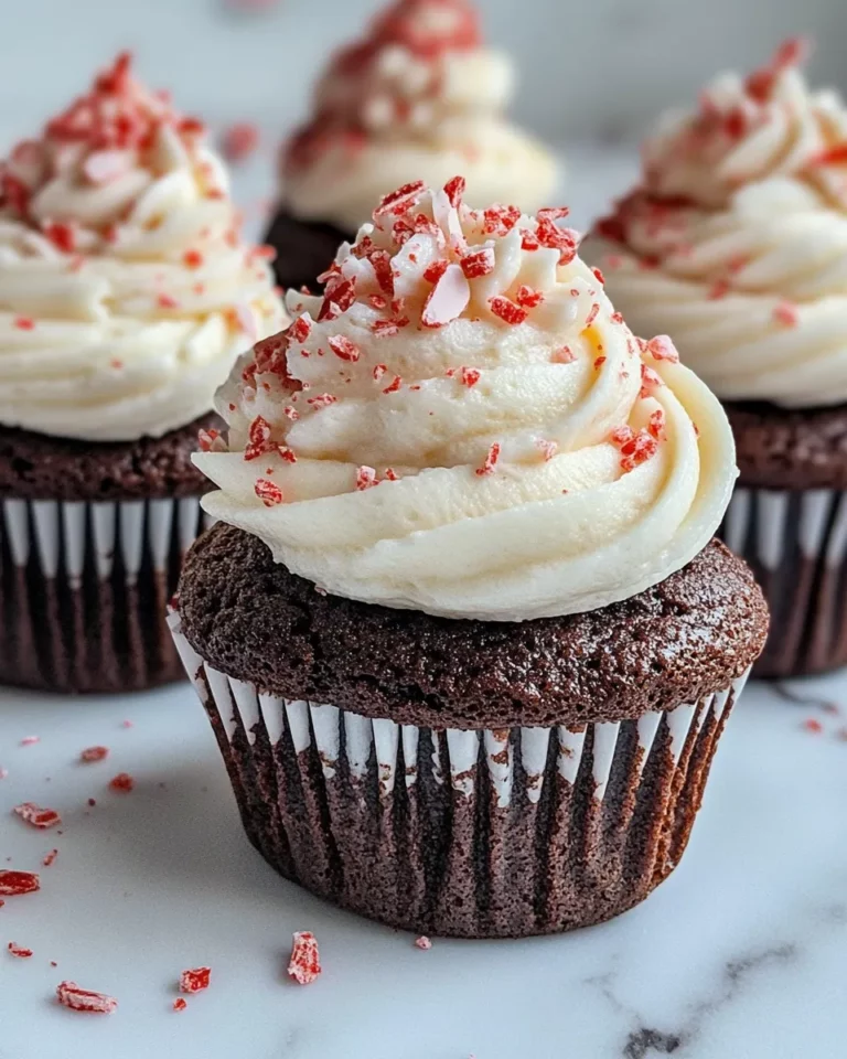 Homemade Peppermint Mocha Cupcakes (Fluffy) recipe photo