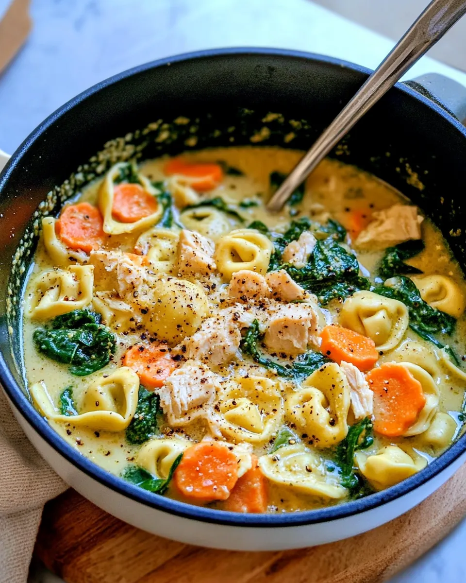 Delicious Pesto Tortellini Soup (30 Minutes) dish photo