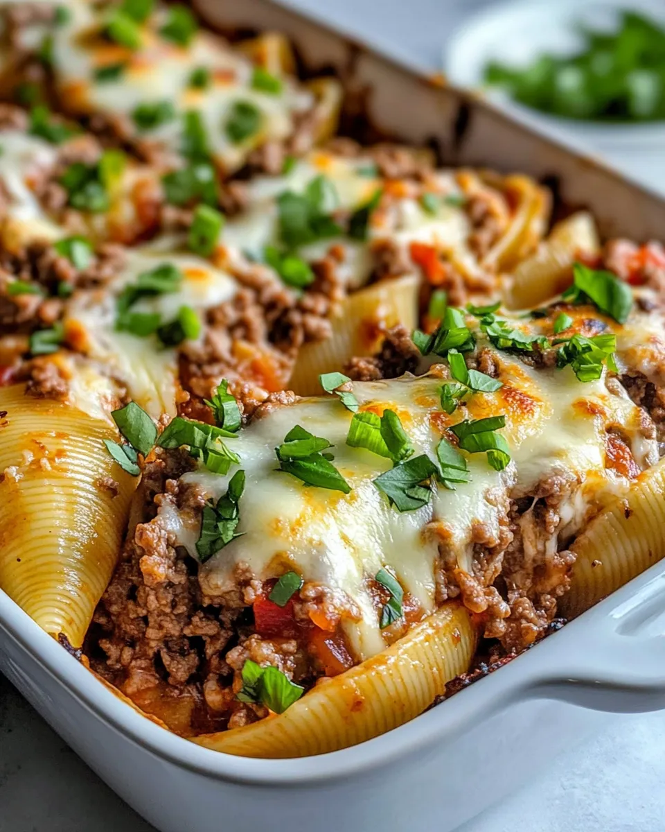 Easy Philly Cheesesteak Stuffed Shells dish photo
