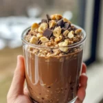 Homemade Protein Overnight Oats (Peppermint Mocha) recipe photo
