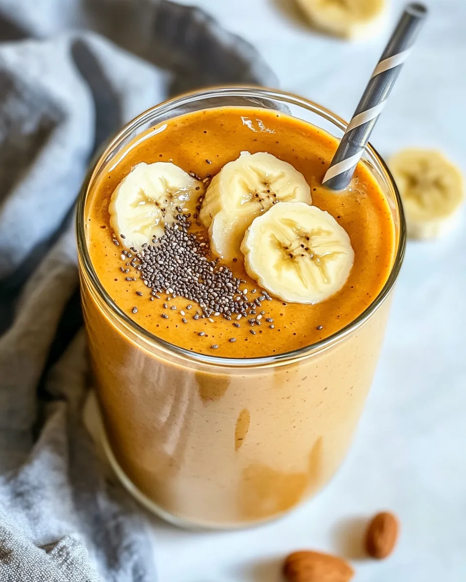 Easy Pumpkin Spice Protein Smoothie (Breakfast) shot